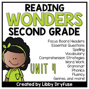 Second Grade Wonders Unit 4 by Libby Dryfuse | TPT