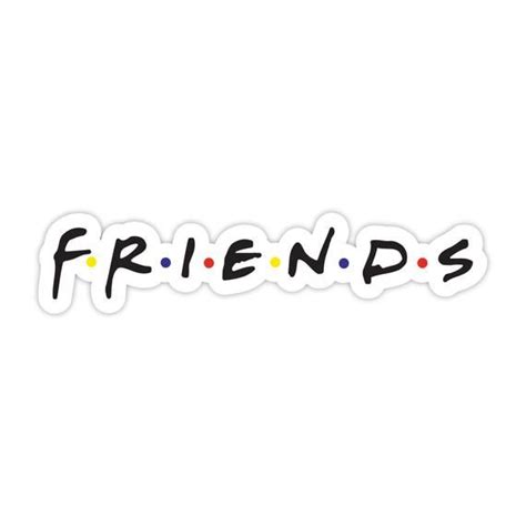 Friends Laptop Sticker, Friends decoration, Friends decal, Friends sticker, Friends vinyl decal ...