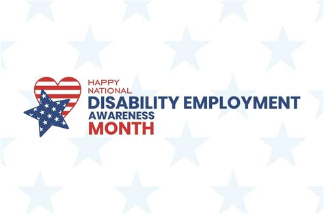 national disability employment awareness month... 25788056 Vector Art at Vecteezy