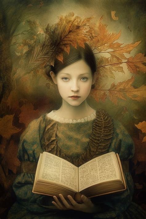 Girl and the book | Portrait, Heirloom portraits, Digital art fantasy