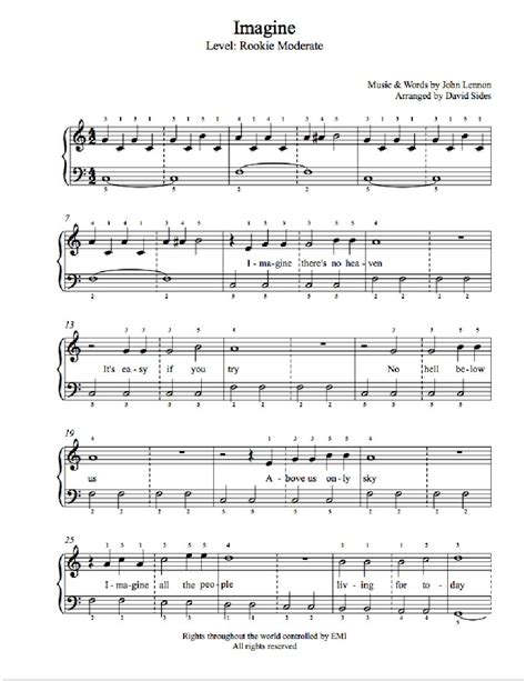 Imagine Beatles Piano Sheet Music Pdf - Https Encrypted Tbn0 Gstatic ...