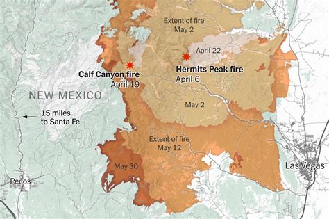 Calf Canyon New Mexico Map