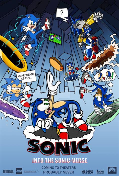 Sonic Into The Sonicverse by Dashoc on DeviantArt | Sonic, Sonic funny, Sonic the movie