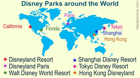 List of Disney Parks Around the World - Vacayholics