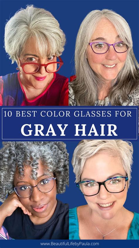 Check out the 10 best color glasses frames for gray hair so you look fabulous! You'll never ...