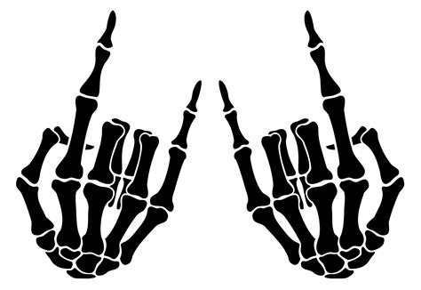 Skeleton bone rock on hand sign illustrations 26418489 Vector Art at Vecteezy