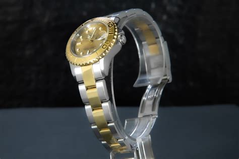 Rolex Yacht-Master 169623 Automatic Gold Dial - Pawndeluxe Exclusieve ...