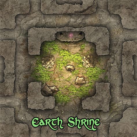 Heroic Maps - Geomorphs: Cavern Elemental Shrines - Heroic Maps | Caverns & Tunnels | Dungeons ...