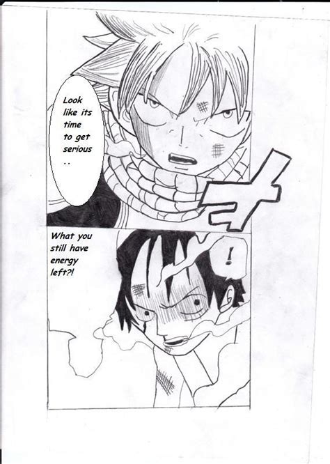 Natsu vs Luffy page 1 by XUNWOLF on DeviantArt