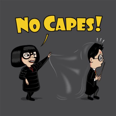 No Capes! - The Incredibles - T-Shirt | TeePublic