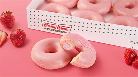 Krispy Kreme Strawberry Doughnuts Return For A Limited Run