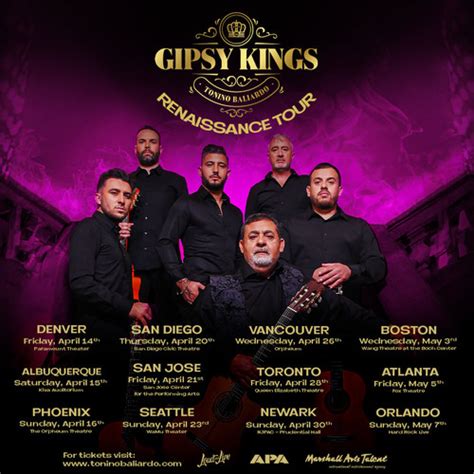 GIPSY KINGS ANNOUNCE THEIR NEW TOUR "RENAISSANCE"