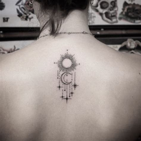 50 Meaningful and Beautiful Sun and Moon Tattoos - KickAss Things | Sun ...