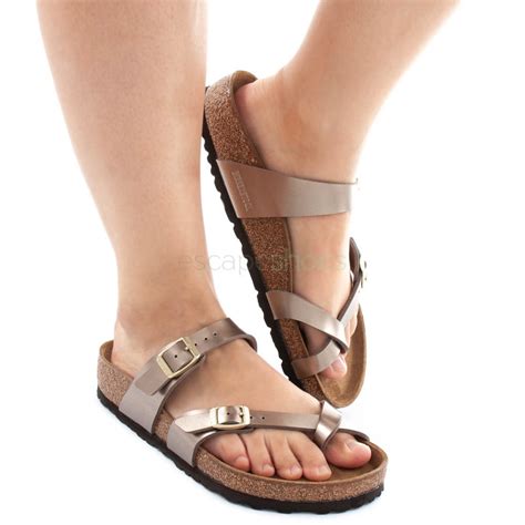 Sandals BIRKENSTOCK Mayari Electric Metallic Taupe