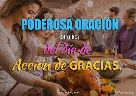 Poderosa Oración Católica del Día de Acción de Gracias - Fieles a Dios