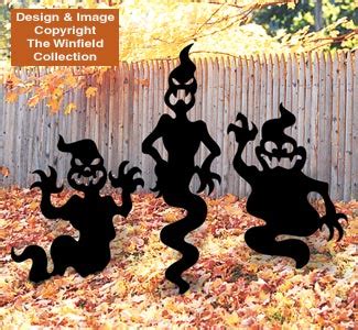 All Halloween - Scary Ghosts Woodcraft Pattern