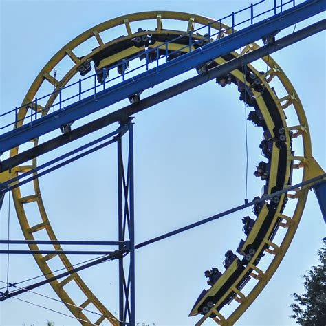 Roller Coaster At The Park Free Stock Photo - Public Domain Pictures