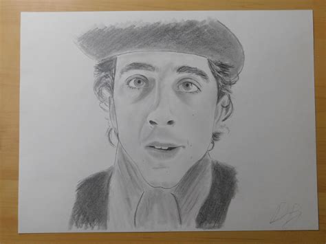 Willy Wonka Timothee Chalamet Pencil Drawing 9x12 Original Portrait ...