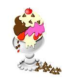 Royalty Free Rf Ice Cream Clipart Illustration By Djart Stock | HD Walls | Find Wallpapers