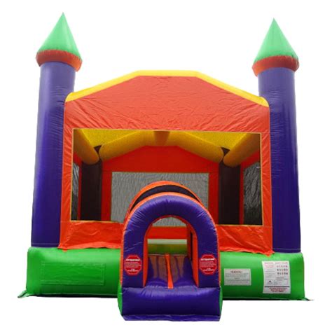 Pogo Commercial Inflatable Bounce House - Orange Kids Bouncy Castle - Walmart.com