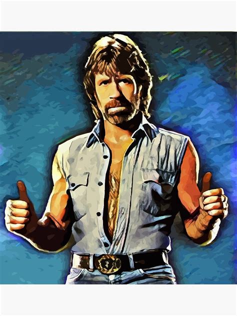 "Chuck Norris - Daumen hoch" Poster von 6athed | Redbubble