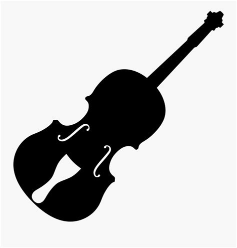 Silhouette Of A Violin , Free Transparent Clipart - ClipartKey