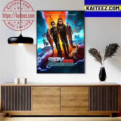 Official Poster For Spy Kids Armageddon Art Decor Poster Canvas - Kaiteez