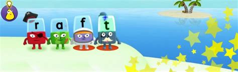 Alphablocks making the word raft | Cbeebies, Games for kids, Cbeebies characters