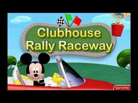 Mickey Mouse Clubhouse Road Rally Adventure Game Clubhouse Rally Raceway - YouTube