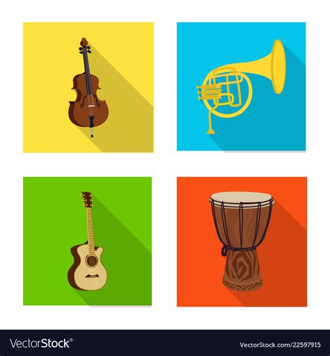 Music and tune symbol Royalty Free Vector Image