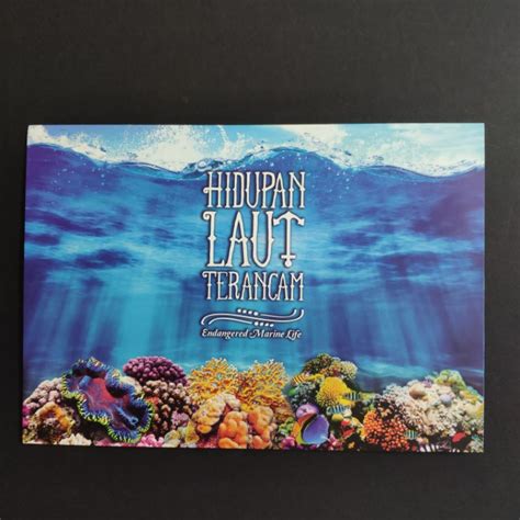 [ STAMP SHEET ] ENDANGERED MARINE LIFE ~ HIDUPAN LAUT TERANCAM 2015 (WITH FOLDER) | Shopee Malaysia