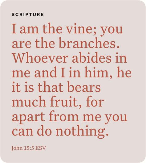 John‬ ‭15:5‬ ‭ESV‬‬ | Bible apps, John 15 5, Bible plan