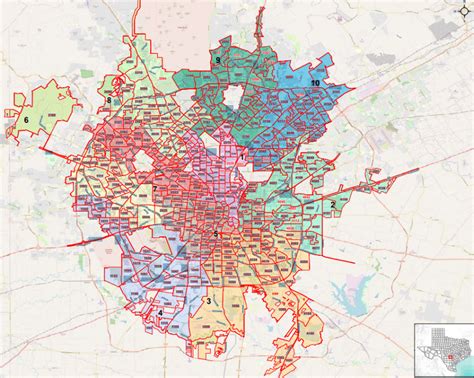 Final map of new San Antonio City Council districts nears official ...