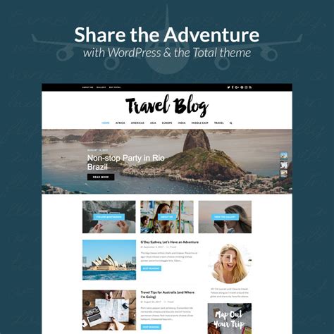 Adventure & Travel Blog Website Design on Behance