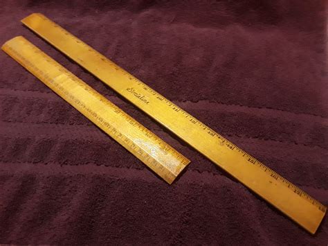 two old wooden rulers | Collectors Weekly