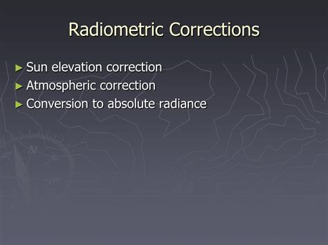 PPT - Remote Sensing Image Rectification and Restoration PowerPoint ...