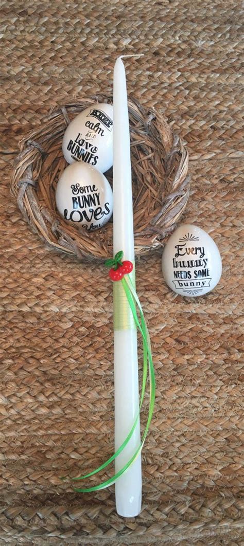 Cherry Greek Easter Candle Lambada by KoulEvents on Etsy | Easter ...