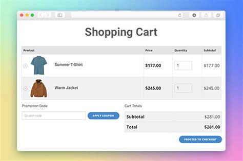 Shopping Cart Template