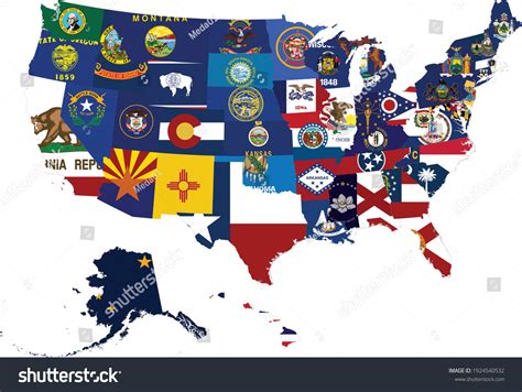 330,596 State Flags Map Images, Stock Photos & Vectors | Shutterstock