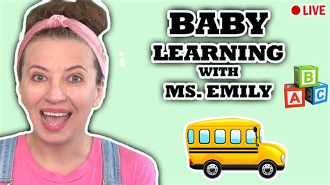 🔴🔴Wheels on the Bus Song LIVE! Best Cars & Truck Videos for Kids - Baby Learning Videos-Ms Emily ...