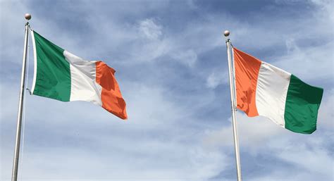 4 Countries with Green, White, and Orange Flags