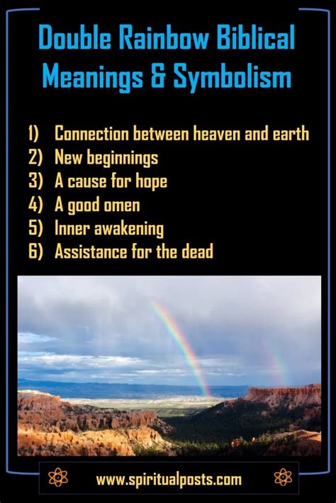 9 Biblical & Spiritual Meanings of Double Rainbow | Spiritual Posts