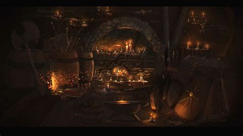 ArtStation - blacksmith's workshop concept art