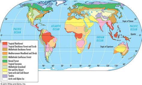 Climate Zones And Biomes