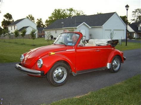 Classic 74 VW Super Beetle Convertable - Classic Volkswagen Beetle - Classic 1975 for sale