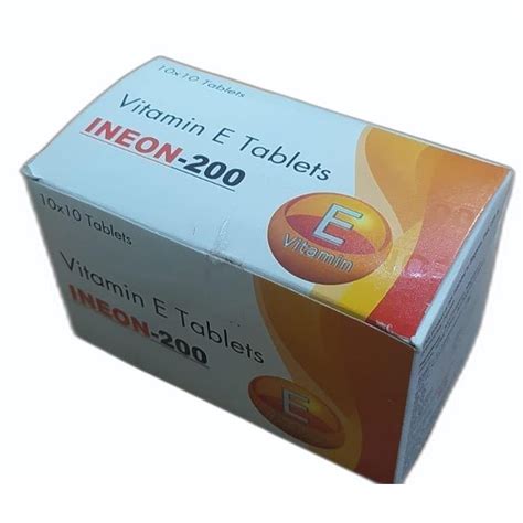 200mg Vitamin E Tablets at Rs 250/box | Vitamin E Soft Capsule in Ambala | ID: 2851128957348