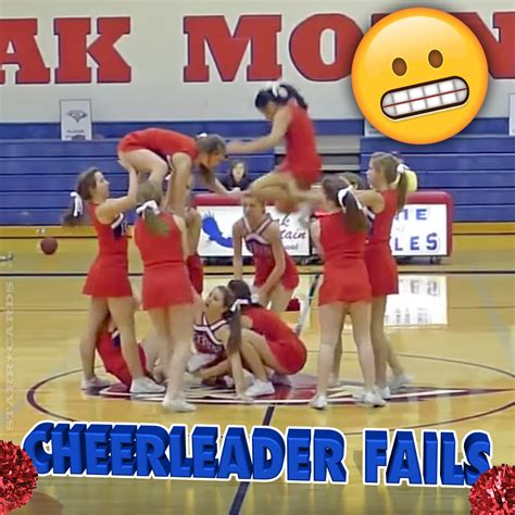 Fail Friday Follies: When cheerleading stunts stink and flips flop