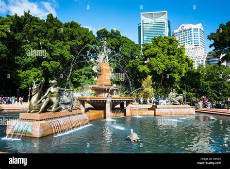 Archibald Fountain Hyde Park Sydney Australia Stock Photo - Alamy