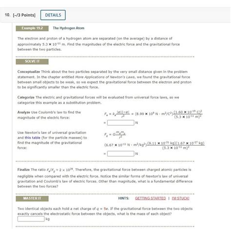 Solved The electron and proton of a hydrogen atom are | Chegg.com