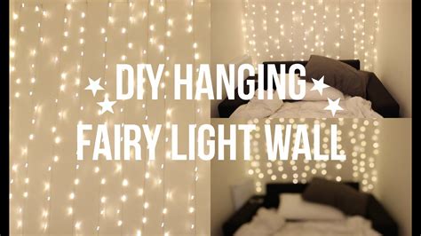 DIY FAIRY LIGHT WALL - YouTube